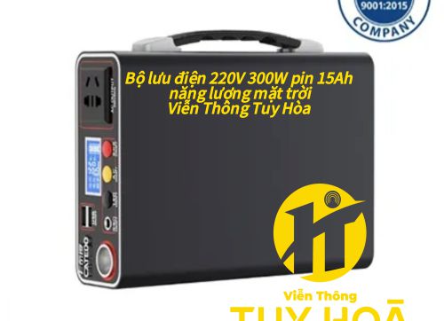  Bộ Lưu Điện 220V 300W Pin 15Ah Năng Lượng Mặt Trời – Siêu Nhỏ Gọn