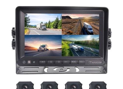 Camera xe tải 4 kênh 720P màn hình 7 inch Navicom GT8