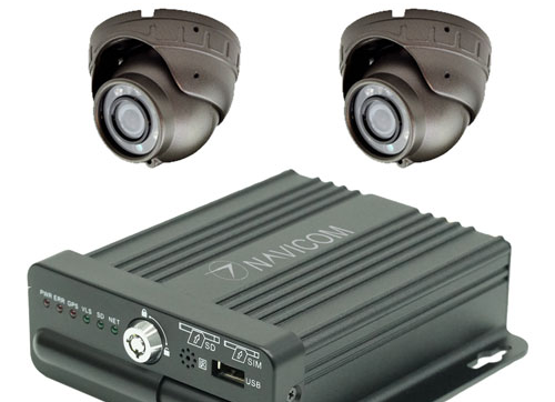 Hệ thống 2 camera giám sát hợp chuẩn nghị định 10 cho xe khách 24 chỗ trở lên Navicom HT02ND10
