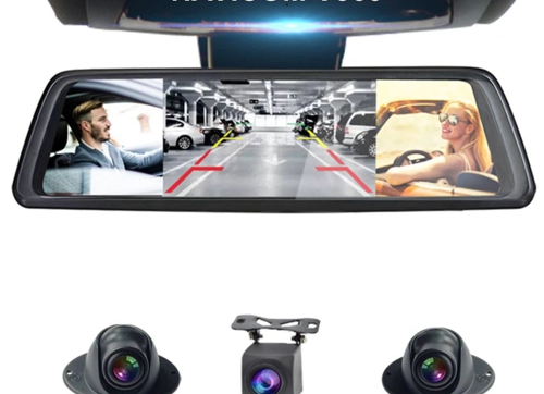 Camera hành trình gương- Navicom V360 quan sát 4 vị trí trên xe