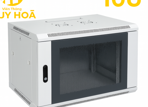 Tủ Rack Treo Tường 10U – Cửa Lưới – Sơn Tĩnh Điện